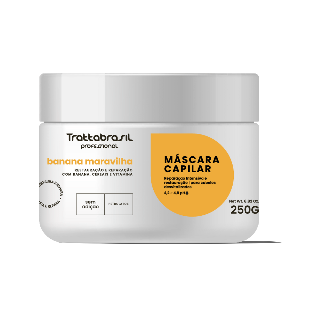 Mascara De Banana Trattabrasil 250g
