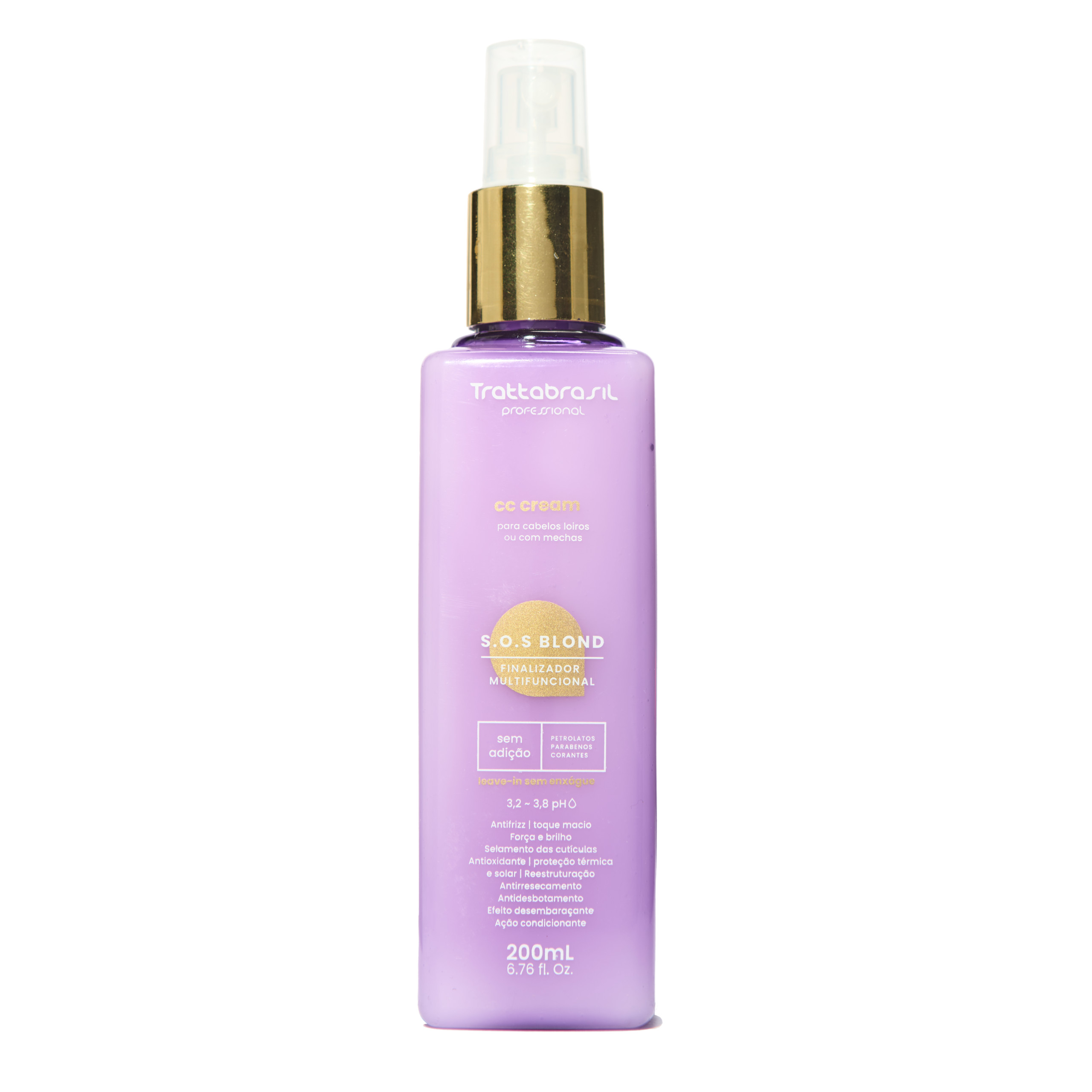 Finalizador Cc Cream Sos Blond Trattabrasil 200ml