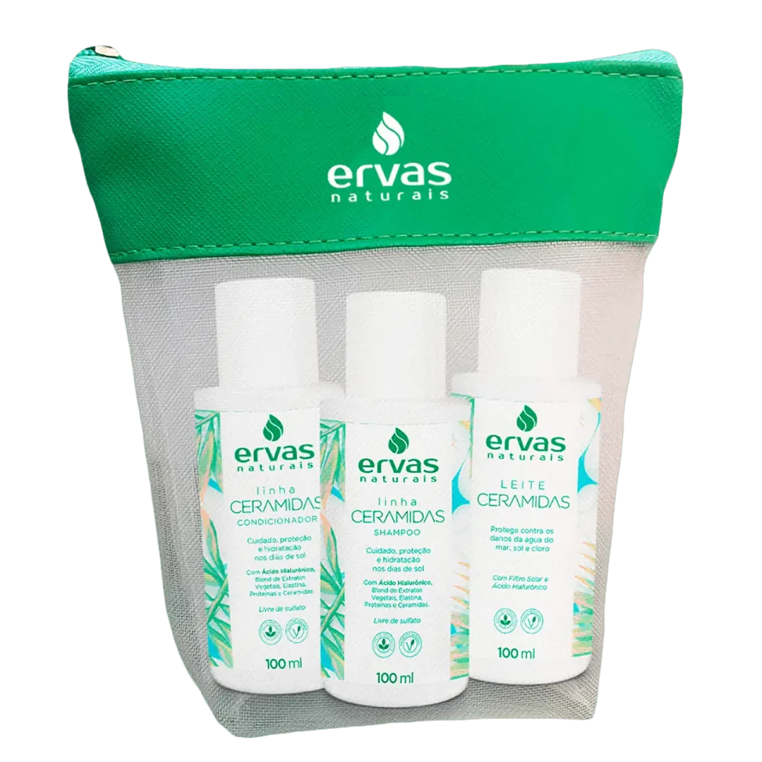 Kit Viagem Ceramidas Ervas Naturais 100ml