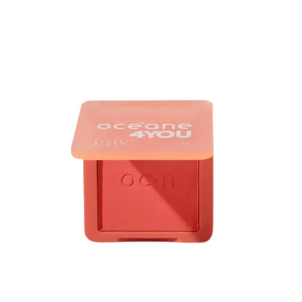 Blush Fluffy Peach/laranja Oceane 4you 7g