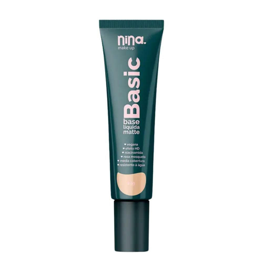 Base Liquida Matte 01 Nina Make Up 25g