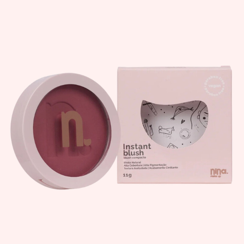 Blush Instant Barbie Nina Makeup 11g.2