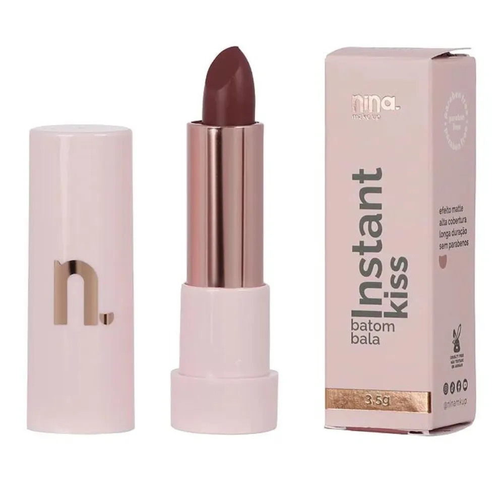 Batom Bala Matte Mood Nina Makeup 3,5g