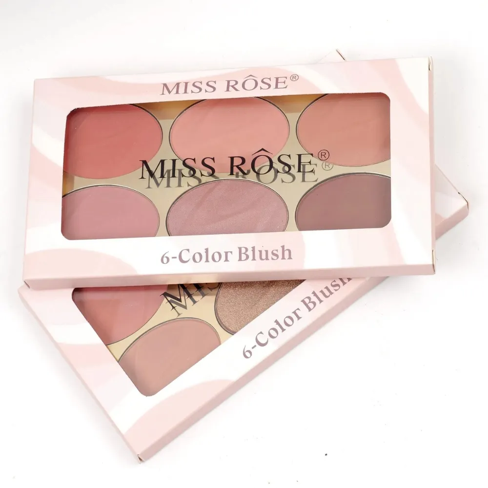 Paleta 6 Tons Blush 7004-017n1 Miss Rose 19,8g