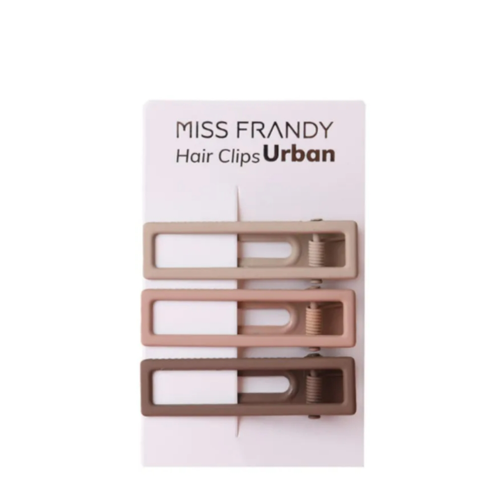 Kit Com 3 Presilha De Cabelo Easy Chic Hc23-0518 Miss Frandy