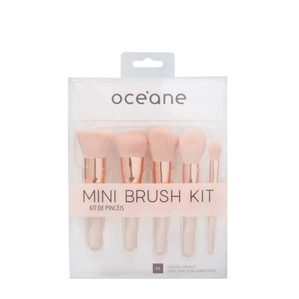 Kit De Pinceis Mini Brush Oceane 5un