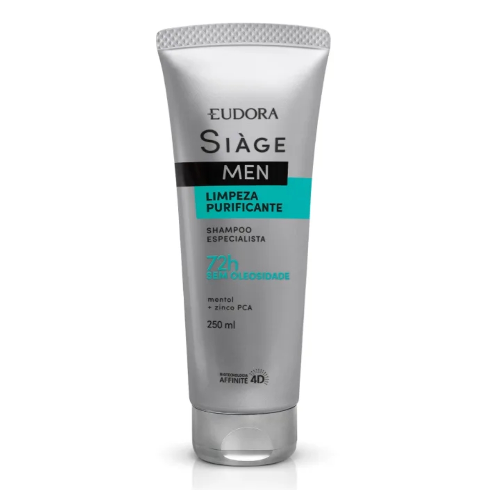Shampoo Men Limpeza Purificante Siage Eudora 250ml