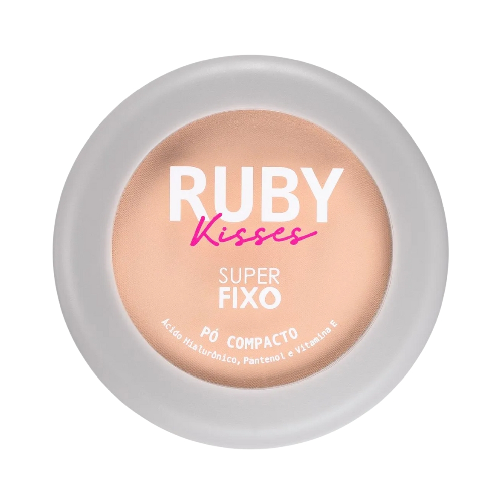 Po Compacto Super Fixo Cor 118 Ruby Kisses 9g