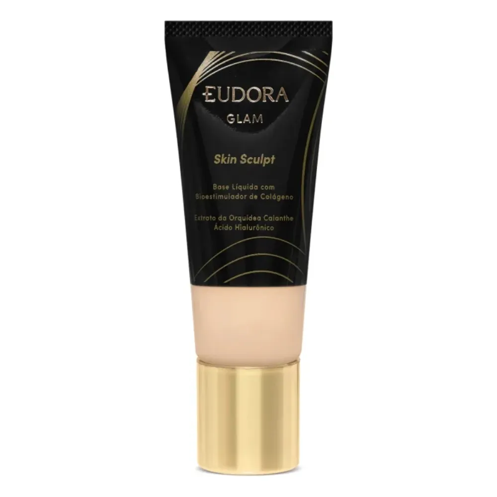 Base Liquida Semi Matte Skin Sculpt Cor15 Eudora Glam 30ml