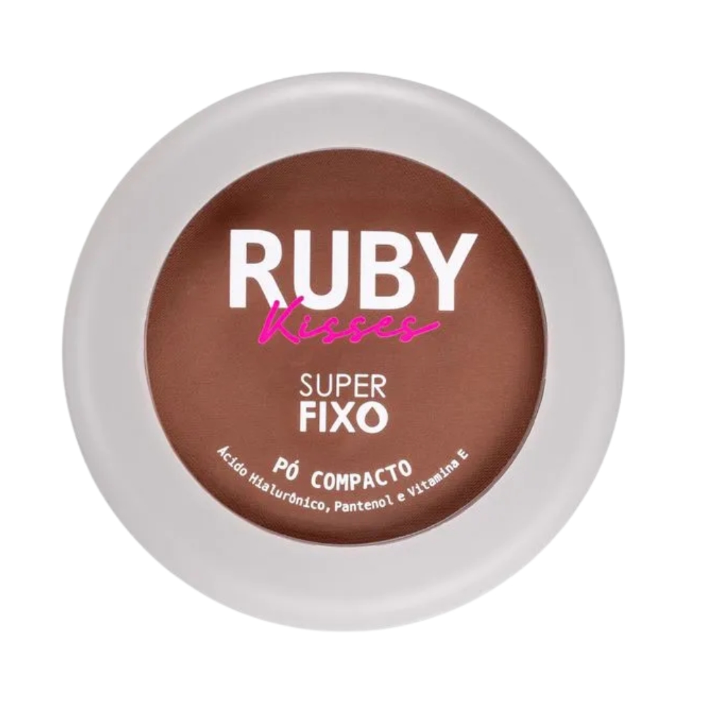 Po Compacto Super Fixo Cor 347 Ruby Kisses 9g