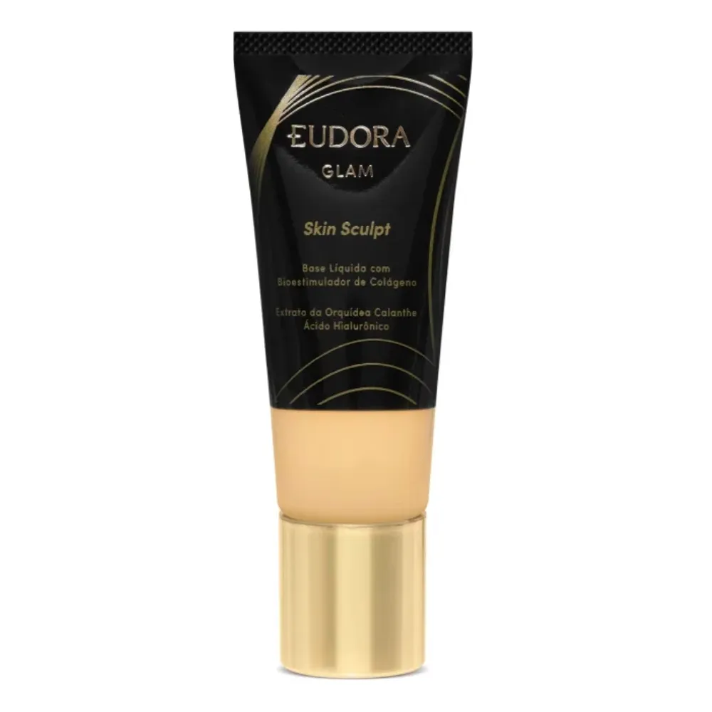 Base Liquida Semi Matte Skin Sculpt Cor25 Eudora Glam 30ml