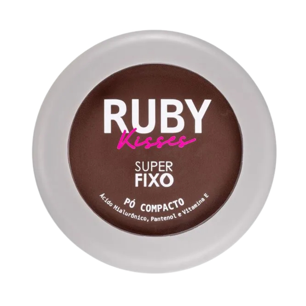 Po Compacto Super Fixo Cor 435 Ruby Kisses 9g