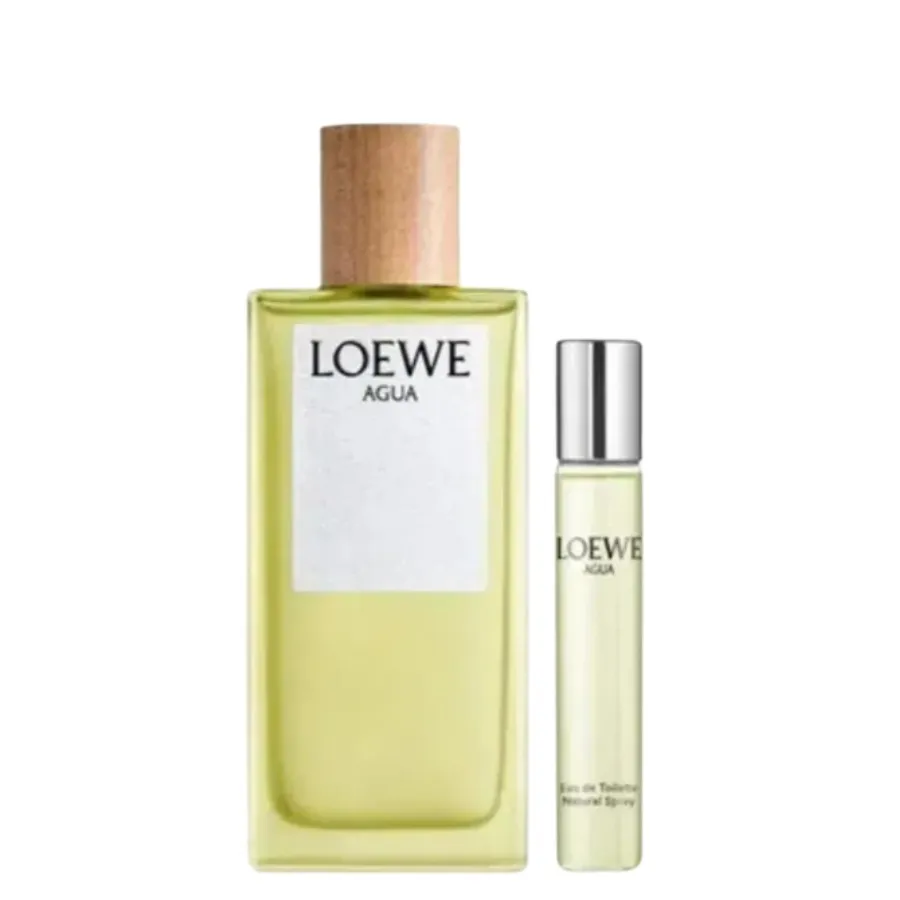 Loewe Agua Edt 100ml + 15ml + Ceramica Azul Kit