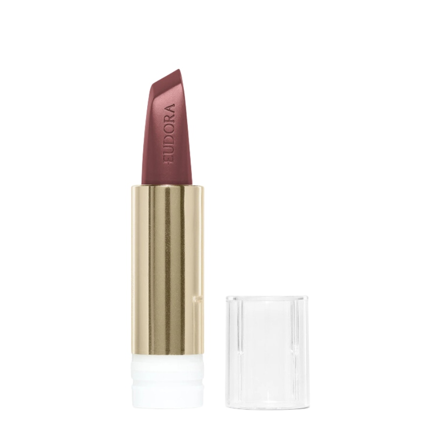 Refil Batom Semi Matte Amulips Marrom Confiante 3,4g Eudora Glam