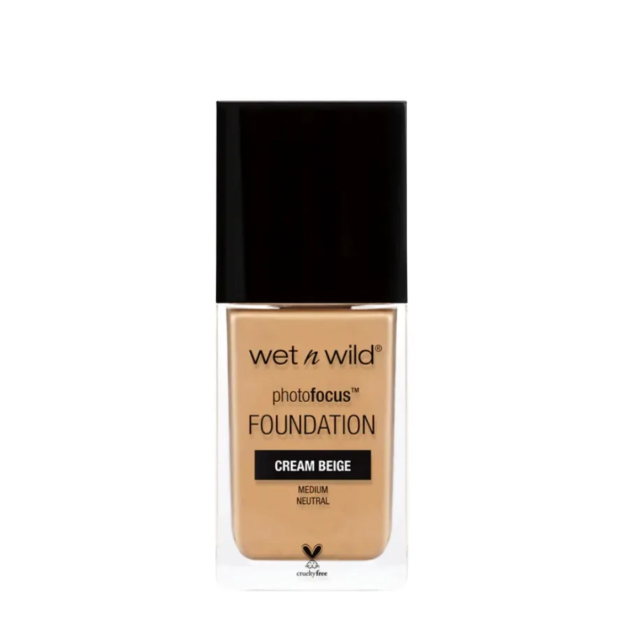 Base Liquida Matte Photo Focus Matte Foundation Cream Beige Wet N Wild 30ml