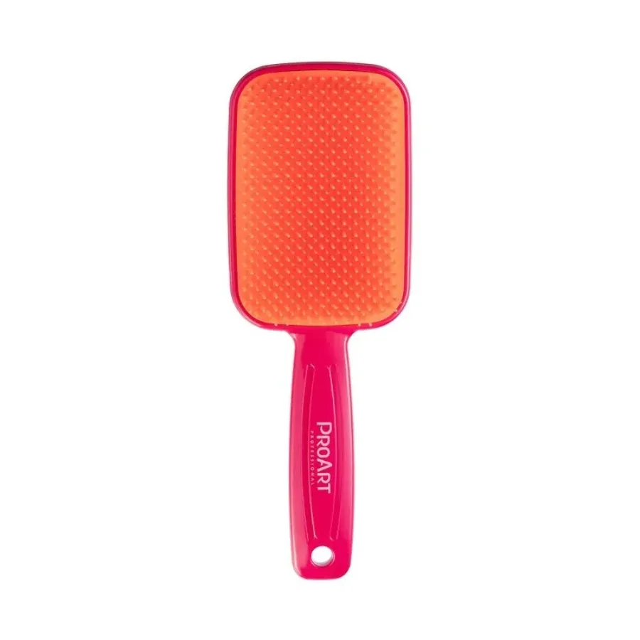 Escova Desembaracante Rosa E Laranja Proart