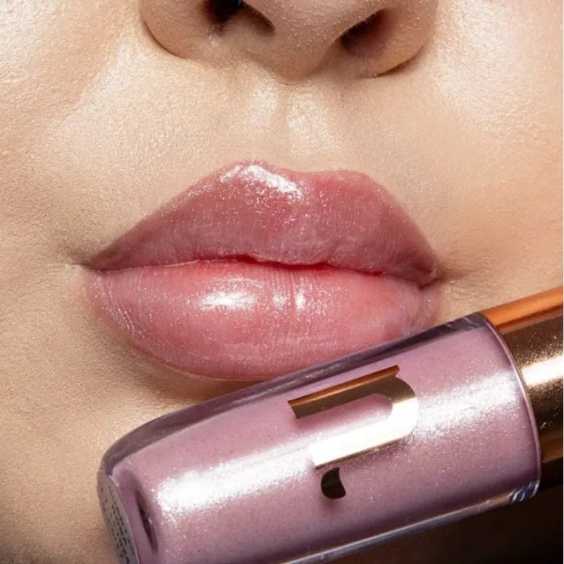 Gloss Labial Instant Glow Quartzo Rosa Nina Makeup 4ml.2