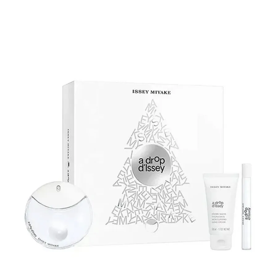 A Drop Dissey Edp 90ml + Creme De Maos 50ml + Travel Size 10ml Issey Miyake