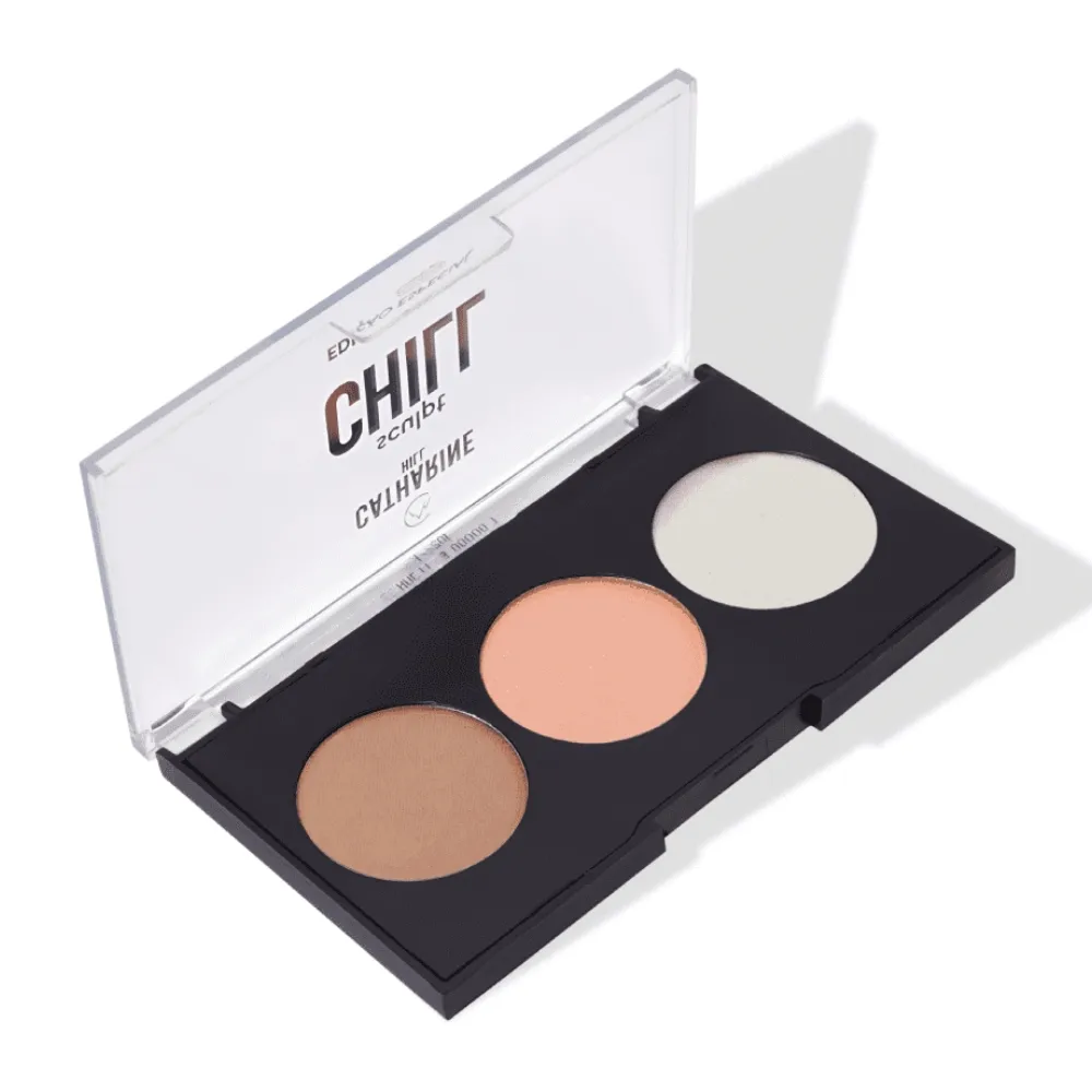 Paleta Trio Sculpt Chill Cor 1-1022/k1 Catharine Hill 9g
