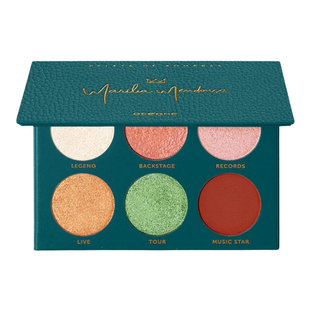 Paleta De Sombras Unica Marilia Mendonça Oceane 23g