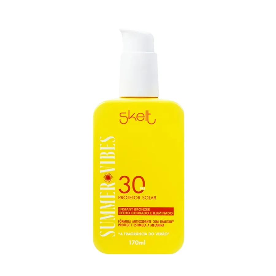 Protetor Solar Bronzeador Summer Vibes Fps30 Skelt 170ml