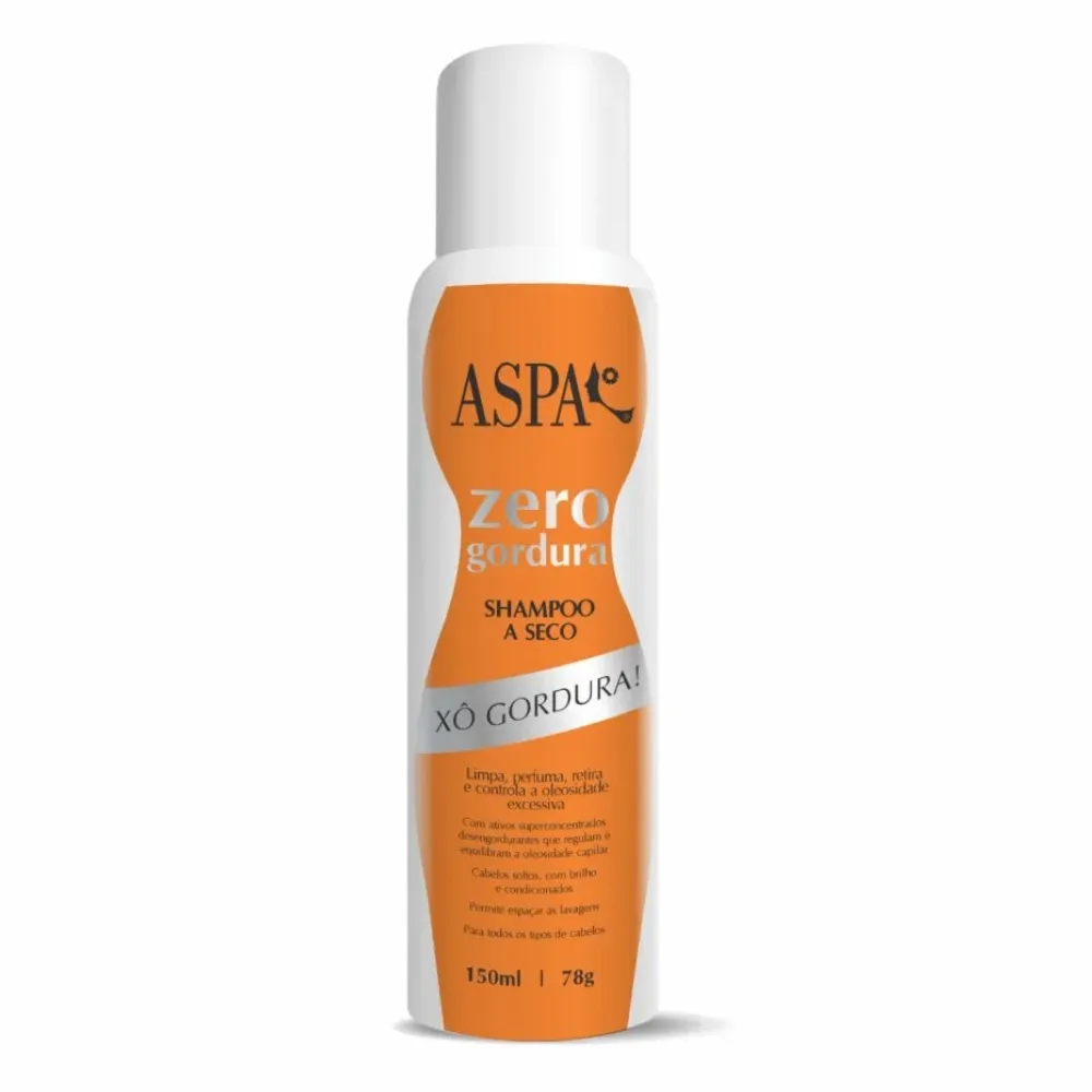 Shampoo A Seco Zero Gordura Aspa 150ml