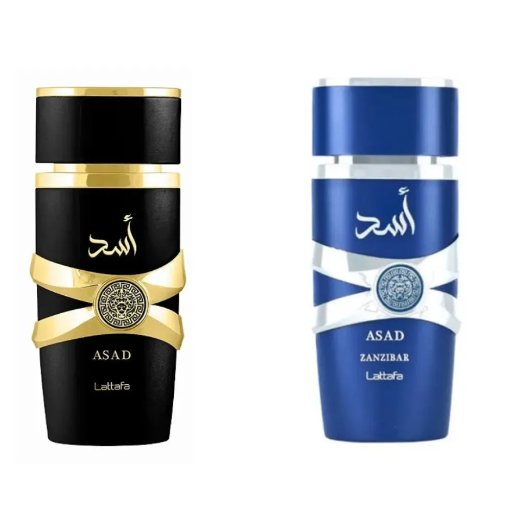 Kit Asad Edp 100ml + Asad Zanzibar Edp 100ml Lattafa