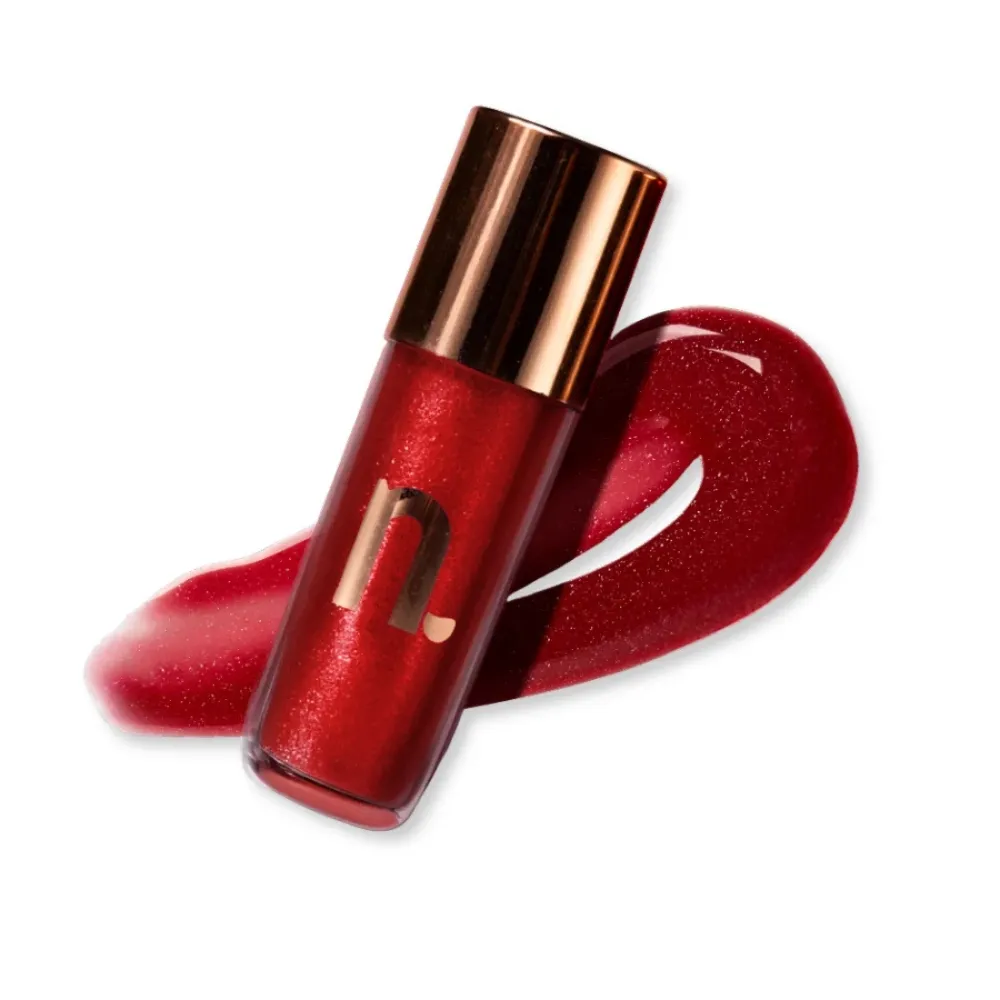 Gloss Labial Morango Do Amor Gold Edition Nina Make Up 4ml