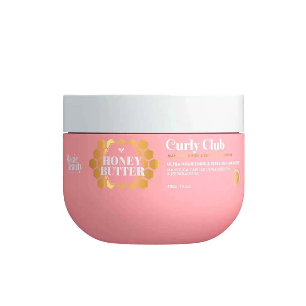 Manteiga Capilar Curly Club Honey Magic Beauty 300g