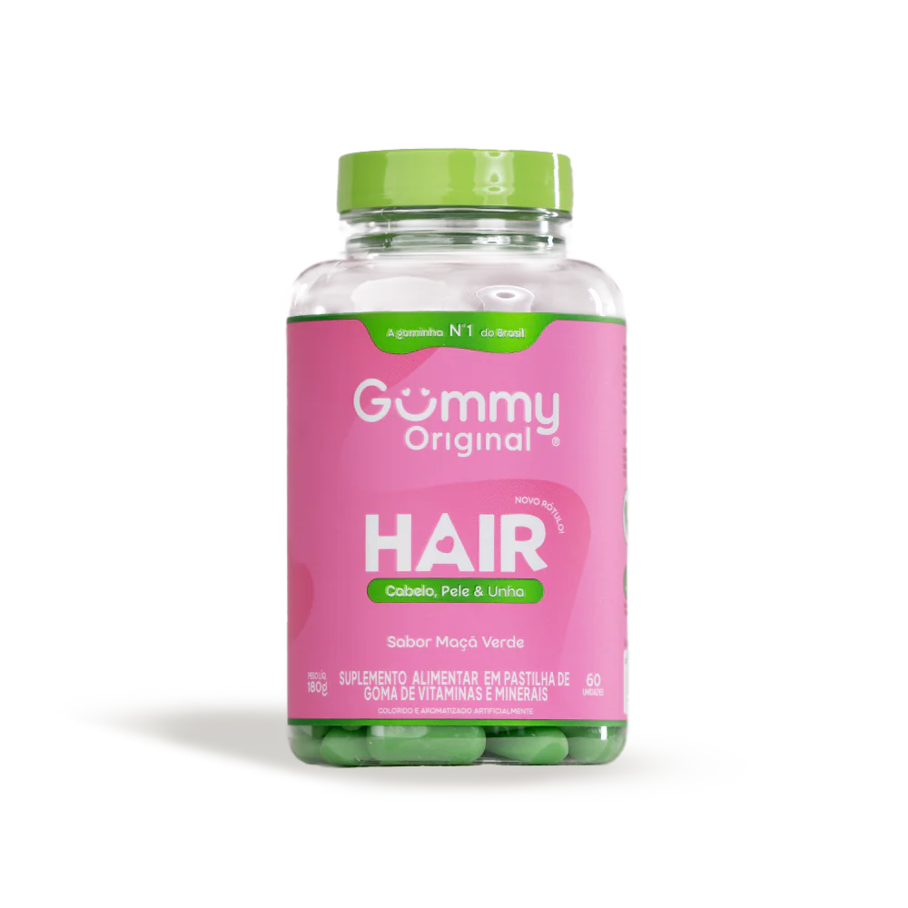 Gummy Hair Maça Verde 180g