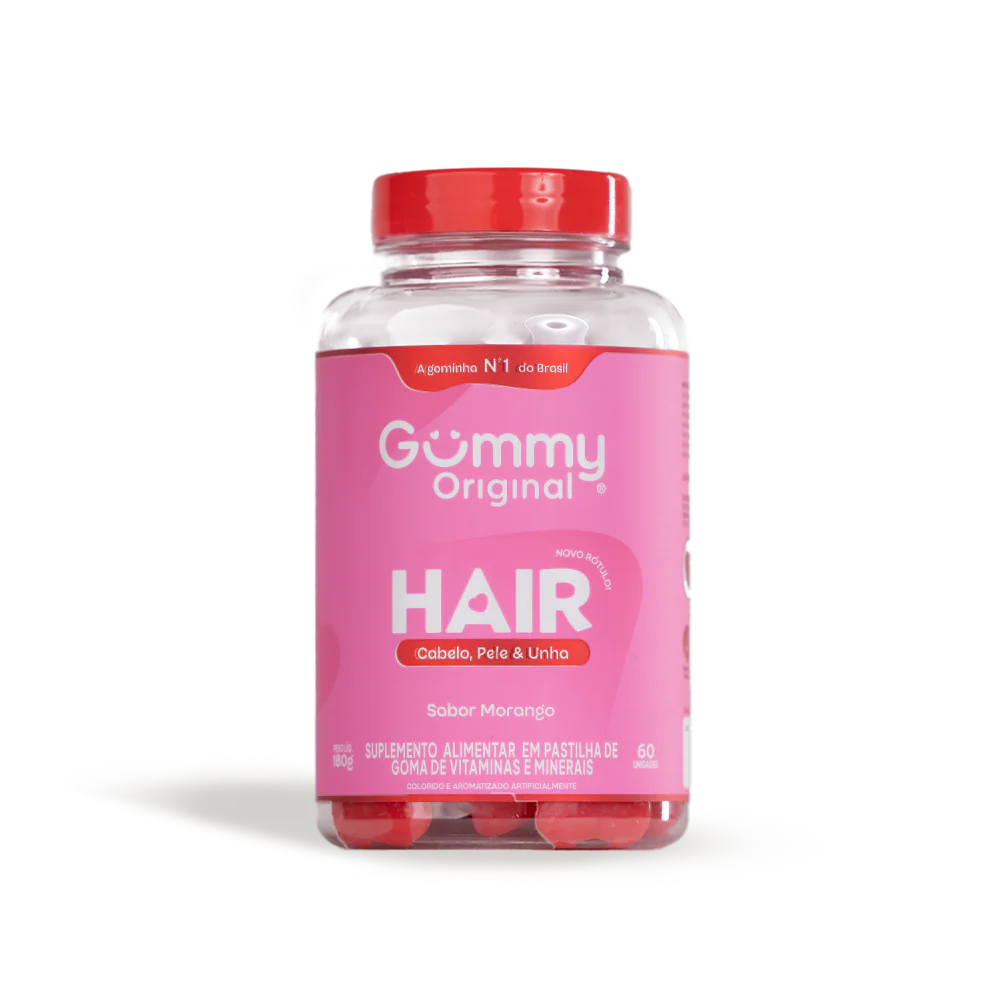 Gummy Hair Morango 180g
