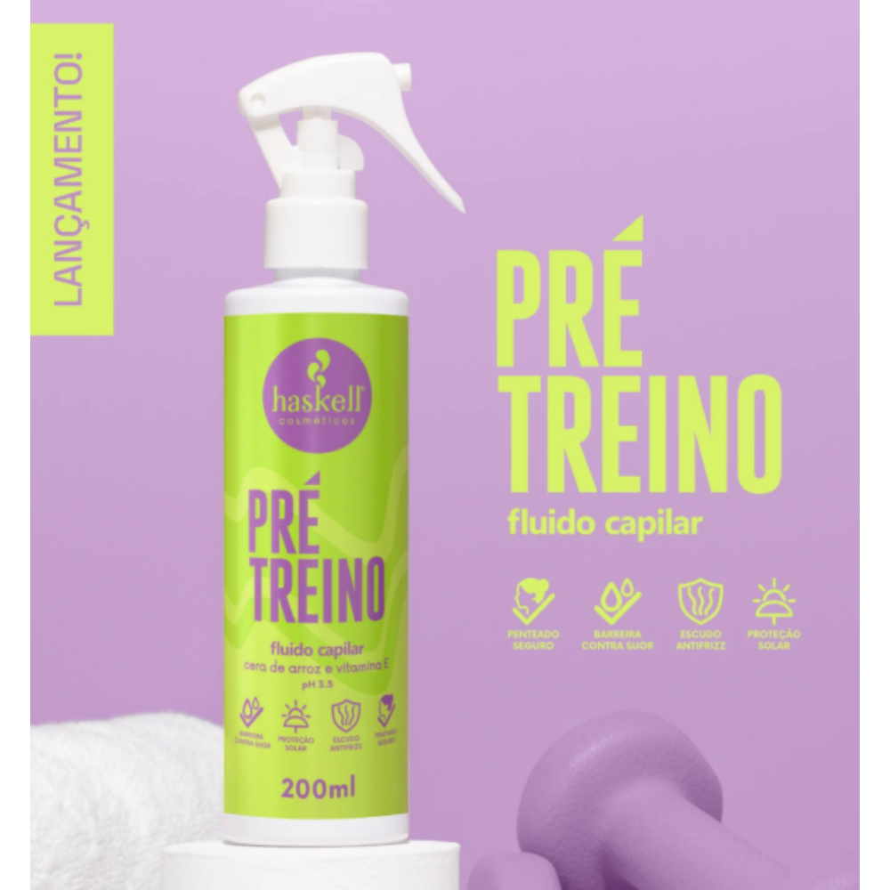 Fluido Capilar Pre Treino Haskell 200ml.