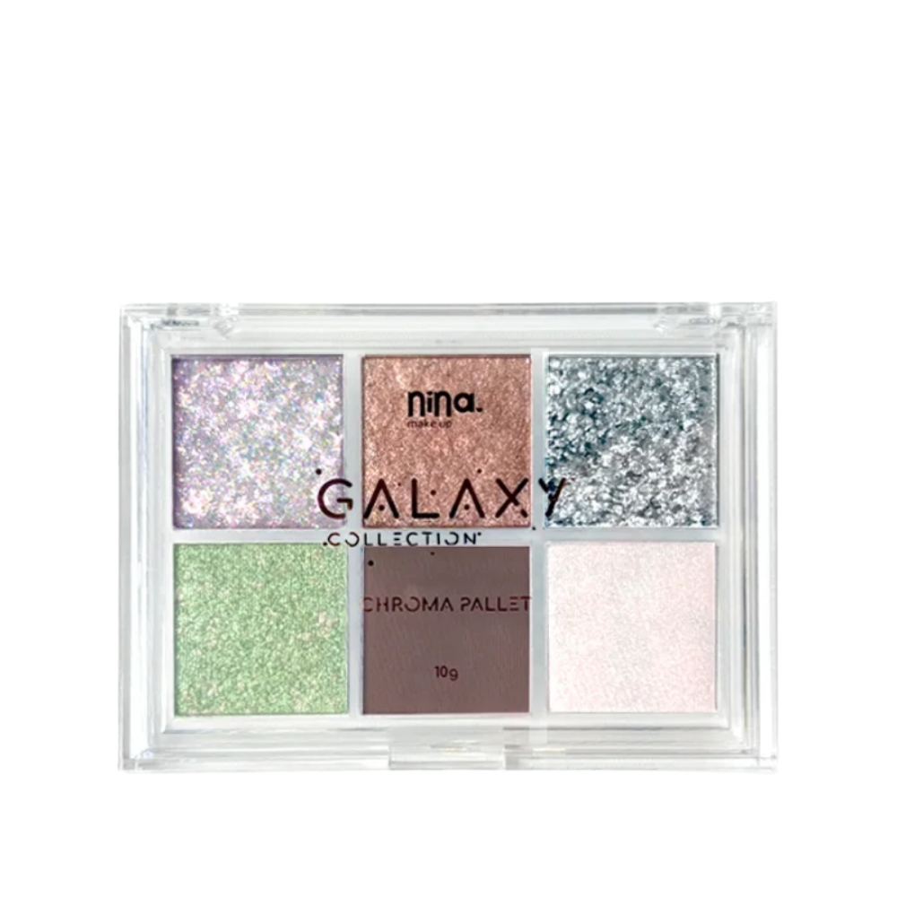 Paleta De Sombras Galaxy Ursa Maior Nina Make Up 10g