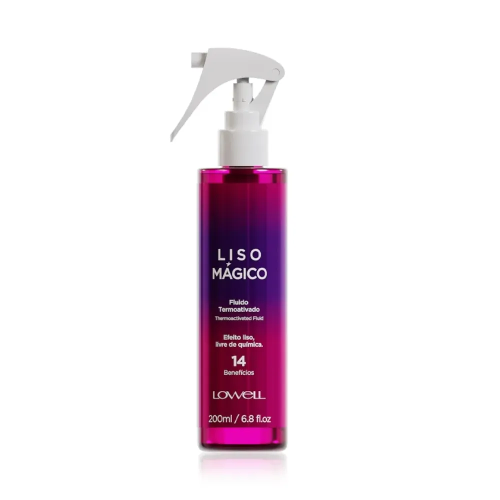 Fluido Termoativado Liso Magico Lowell 200ml