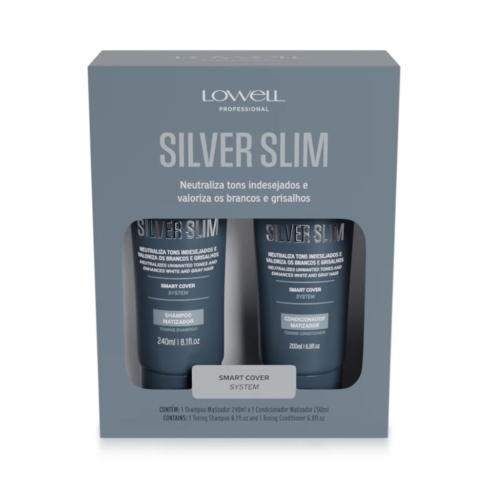 Kit Silver Slim  240ml+200ml Lowell