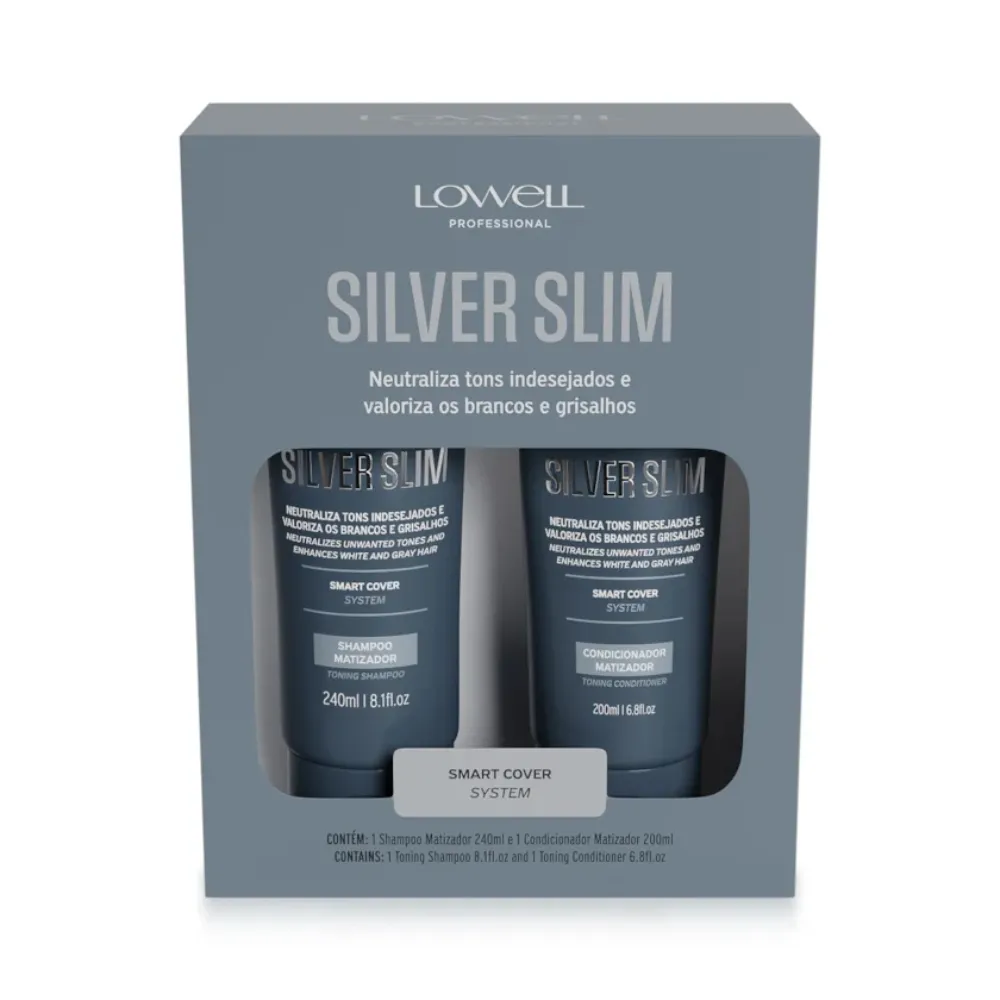 Kit Silver Slim  240ml+200ml Lowell