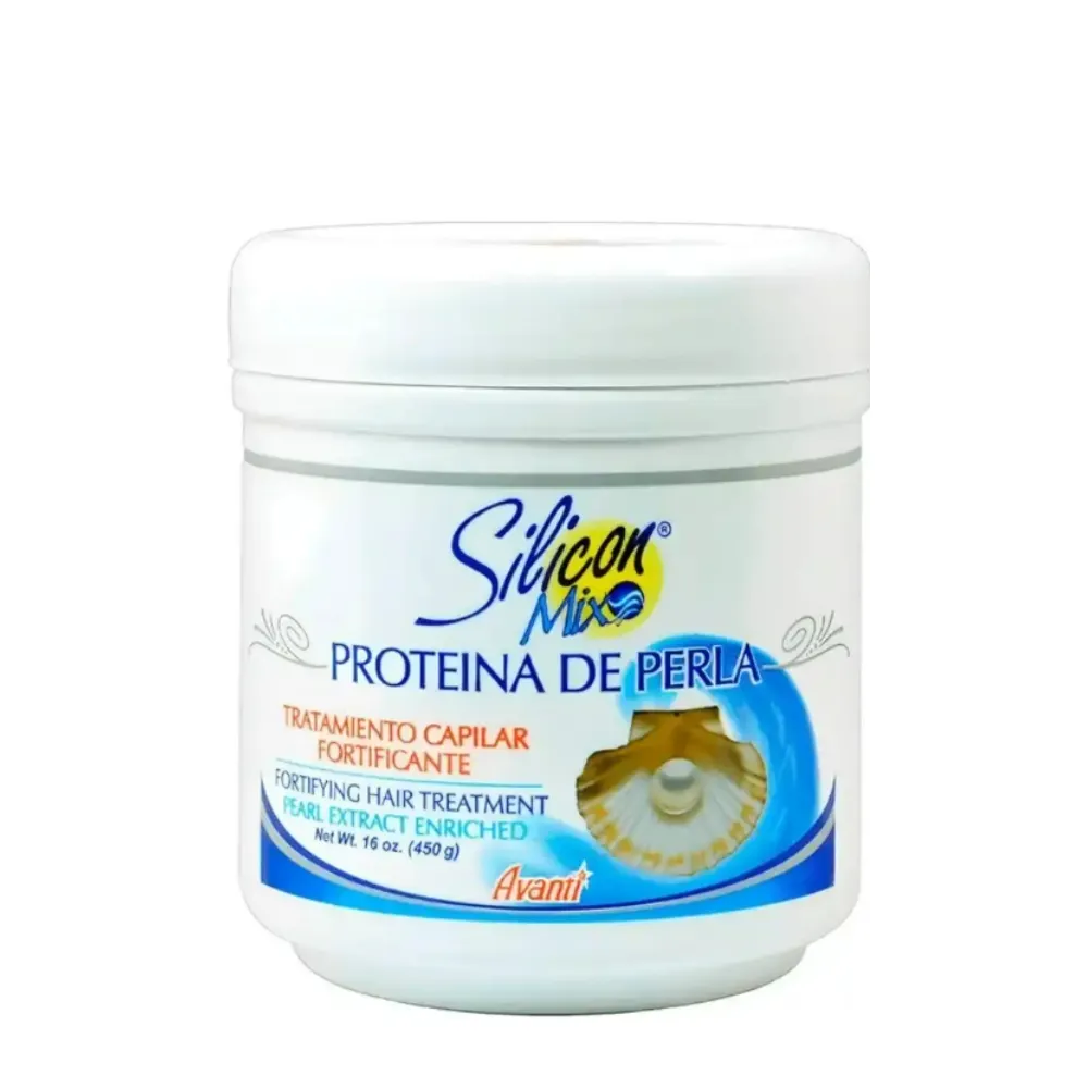 Mascara De Tratamento Capilar Fortificante Proteina De Perola Silicon Mix Avanti 450g